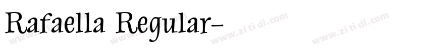 Rafaella Regular字体转换